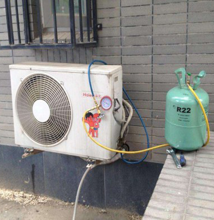 城区空调加氟